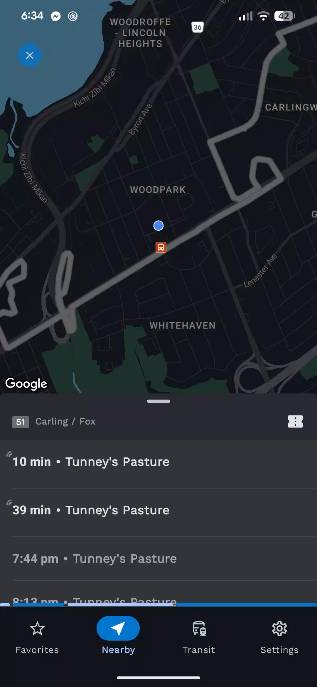 Browse Bus Stops